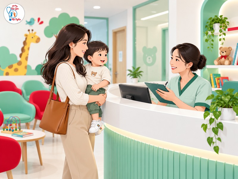 Gia đình nên xác nhận lịch hẹn và nhu cầu khám trước khi đến.